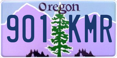 OR license plate 901KMR
