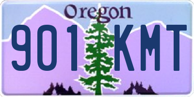 OR license plate 901KMT
