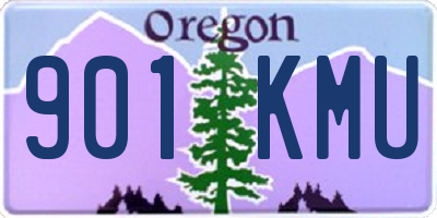 OR license plate 901KMU