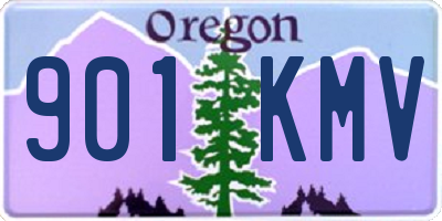 OR license plate 901KMV