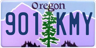 OR license plate 901KMY