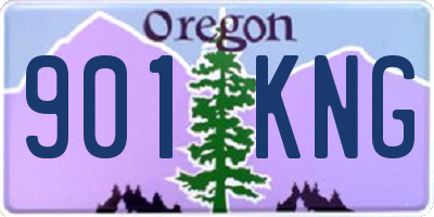 OR license plate 901KNG