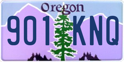 OR license plate 901KNQ