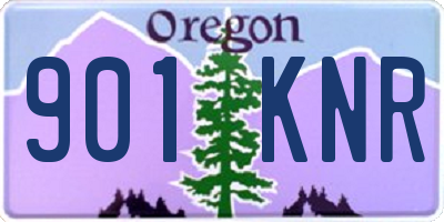 OR license plate 901KNR