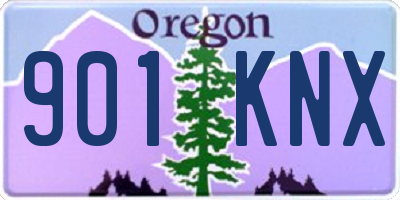 OR license plate 901KNX