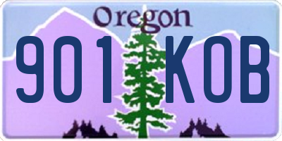 OR license plate 901KOB