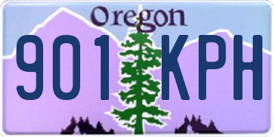OR license plate 901KPH
