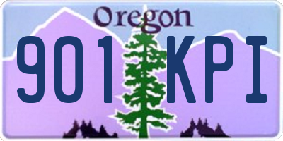OR license plate 901KPI