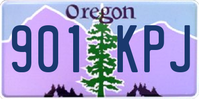 OR license plate 901KPJ