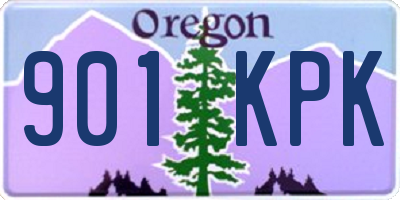 OR license plate 901KPK