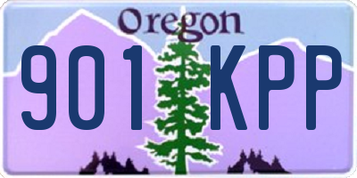 OR license plate 901KPP