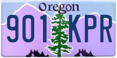 OR license plate 901KPR