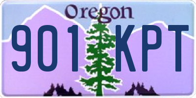 OR license plate 901KPT