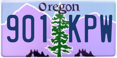 OR license plate 901KPW