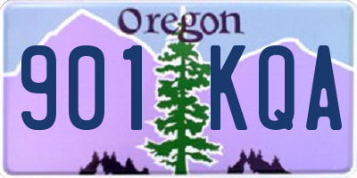 OR license plate 901KQA