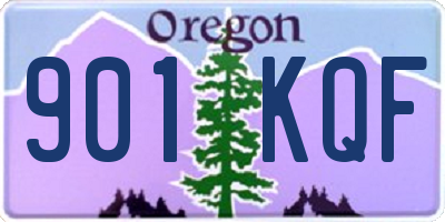 OR license plate 901KQF