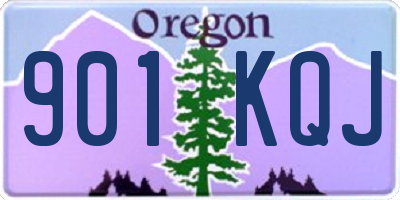 OR license plate 901KQJ