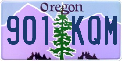 OR license plate 901KQM