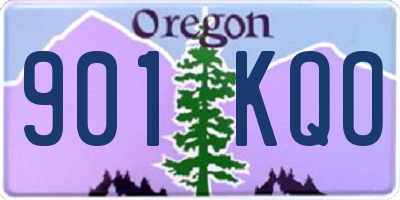 OR license plate 901KQO