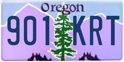 OR license plate 901KRT