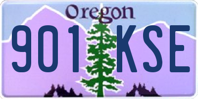 OR license plate 901KSE