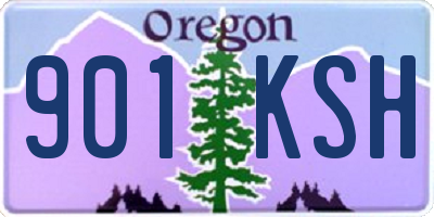 OR license plate 901KSH