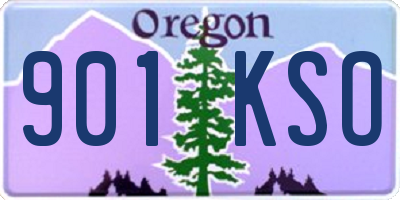 OR license plate 901KSO