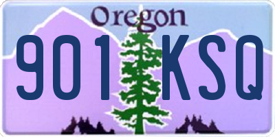 OR license plate 901KSQ