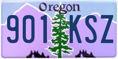 OR license plate 901KSZ