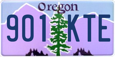 OR license plate 901KTE