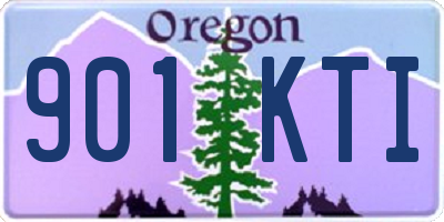 OR license plate 901KTI