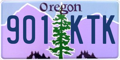 OR license plate 901KTK