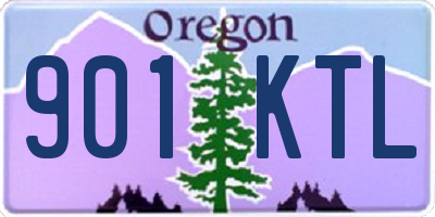 OR license plate 901KTL