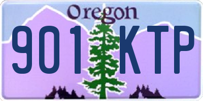 OR license plate 901KTP