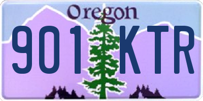 OR license plate 901KTR