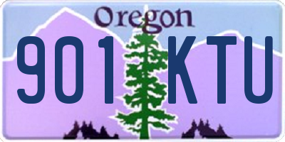 OR license plate 901KTU