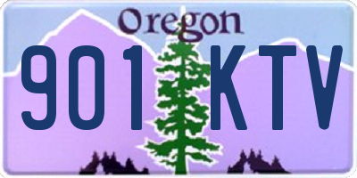 OR license plate 901KTV