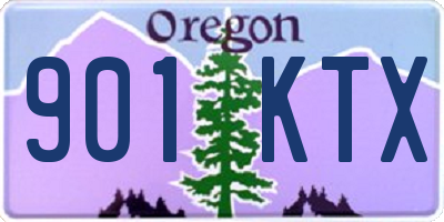 OR license plate 901KTX