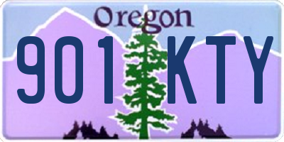 OR license plate 901KTY