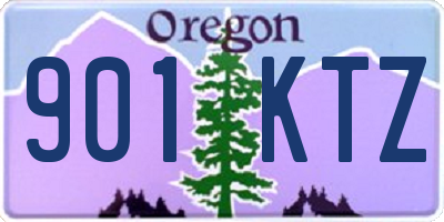 OR license plate 901KTZ