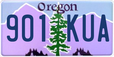OR license plate 901KUA