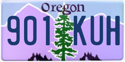 OR license plate 901KUH
