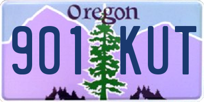OR license plate 901KUT