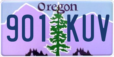 OR license plate 901KUV