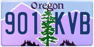 OR license plate 901KVB
