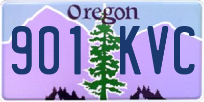 OR license plate 901KVC