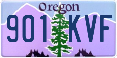OR license plate 901KVF