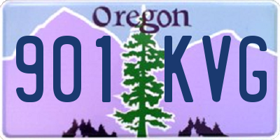 OR license plate 901KVG