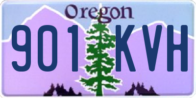OR license plate 901KVH