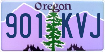 OR license plate 901KVJ